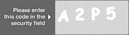 captcha code for visual authentication  letter A number 2 letter P number 5