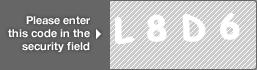 captcha code for visual authentication  letter L number 8 letter D number 6
