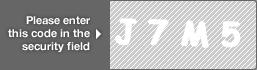 captcha code for visual authentication  letter J number 7 letter M number 5