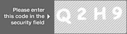captcha code for visual authentication  letter Q number 2 letter H number 9