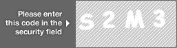 captcha code for visual authentication  letter S number 2 letter M number 3