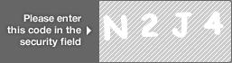 captcha code for visual authentication  letter N number 2 letter J number 4